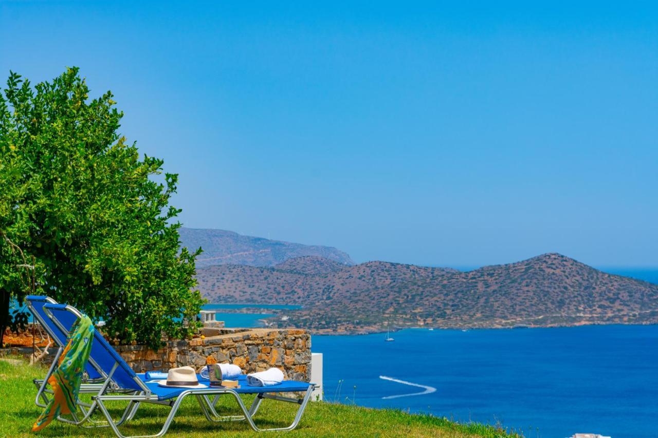 Aggeliki Stunning Elounda View Apartment Exterior foto