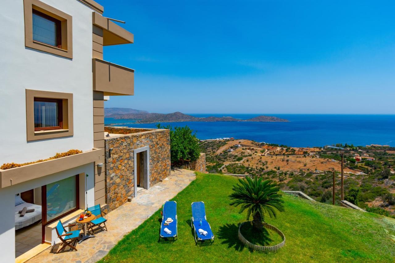 Aggeliki Stunning Elounda View Apartment Exterior foto